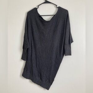 Express Dark Gray Knit Top